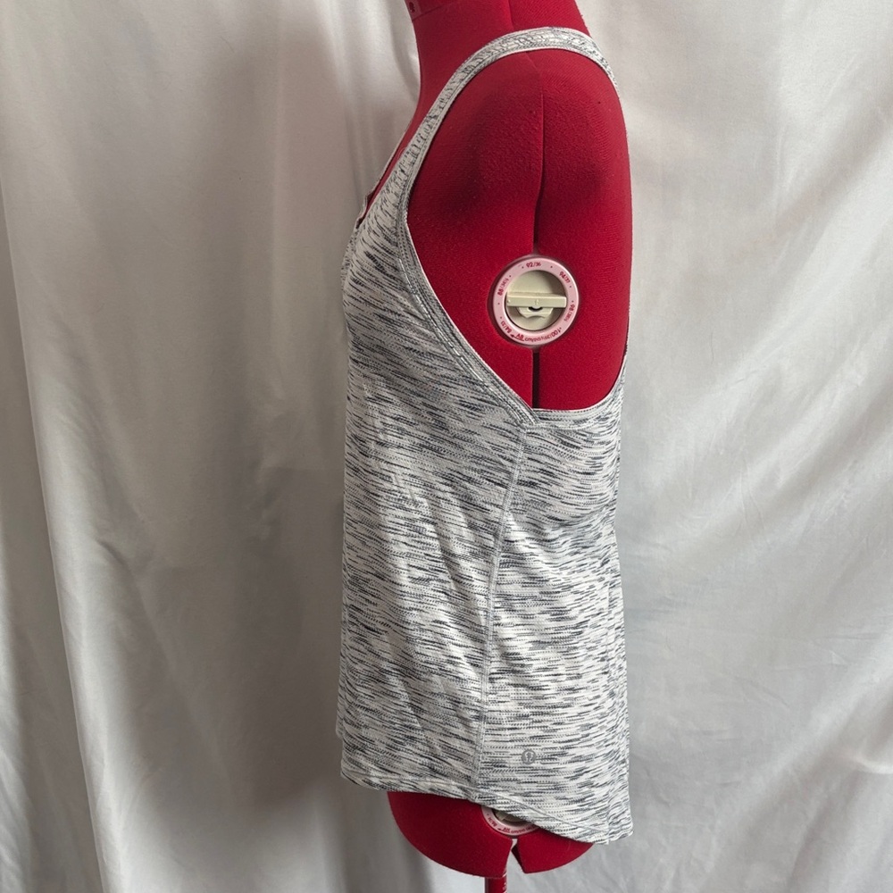 Light Gray Space-Dye Tank Top - Women - Picture 5 of 5